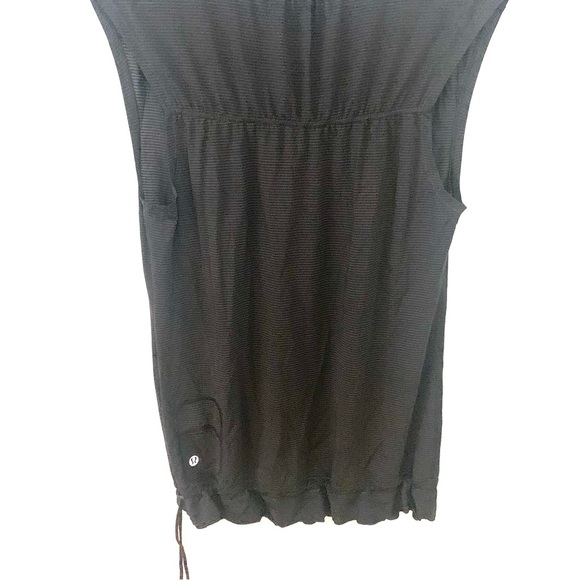 Lululemon Lightweight Cinched Hem Tank Top Nylon Contrast, black - Picture 2 of 3